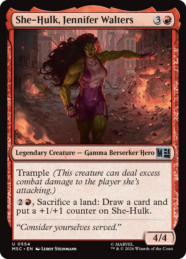 She-Hulk, Jennifer Walters [Marvel Super Heroes Commander] | Gamers Paradise