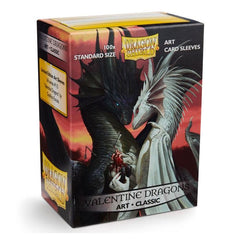 Dragon Shield: Standard 100ct Art Sleeves - Valentine Dragons (Classic) | Gamers Paradise