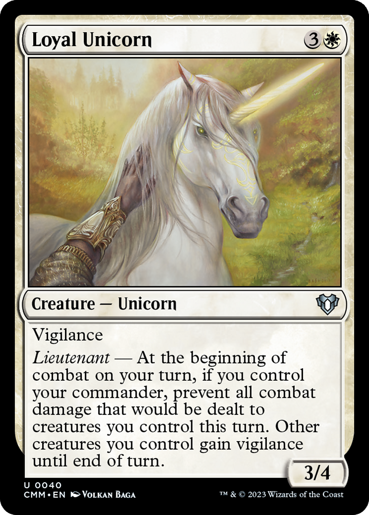 Loyal Unicorn [Commander Masters] | Gamers Paradise