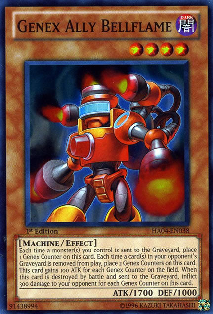 Genex Ally Bellflame [HA04-EN038] Super Rare | Gamers Paradise