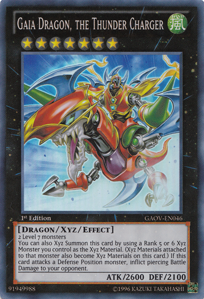 Gaia Dragon, the Thunder Charger [GAOV-EN046] Super Rare | Gamers Paradise