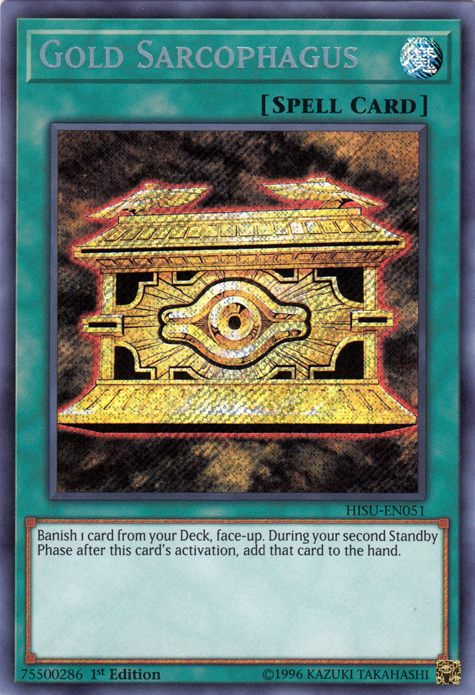 Gold Sarcophagus [HISU-EN051] Secret Rare | Gamers Paradise