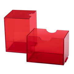 Dragon Shield: Strongbox - Clear Red | Gamers Paradise