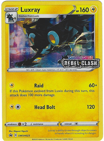 Luxray (SWSH023) (Prerelease Promo) [Sword & Shield: Black Star Promos] | Gamers Paradise