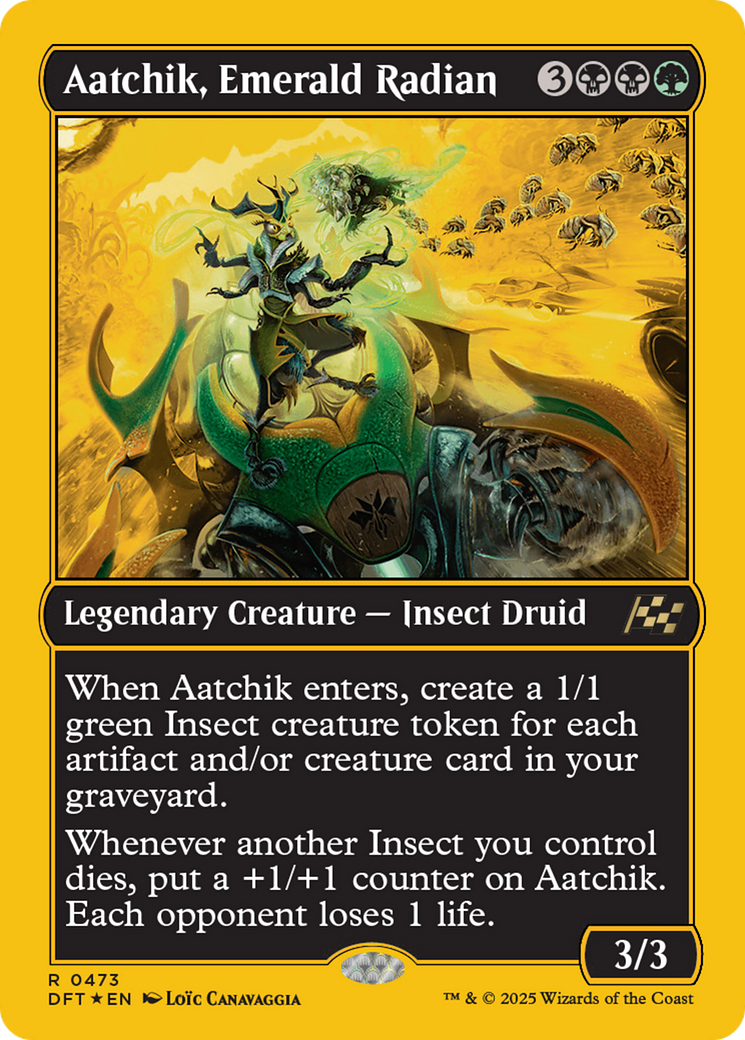 Aatchik, Emerald Radian (First-Place Foil) [Aetherdrift] | Gamers Paradise