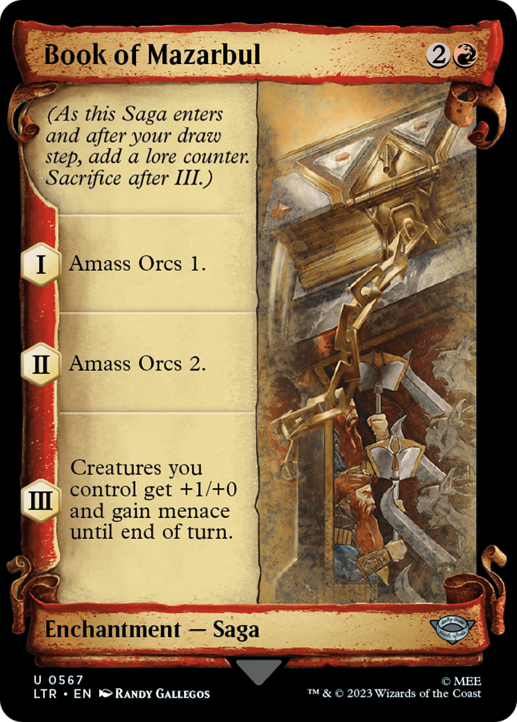 Book of Mazarbul [The Lord of the Rings: Tales of Middle-Earth Showcase Scrolls] | Gamers Paradise