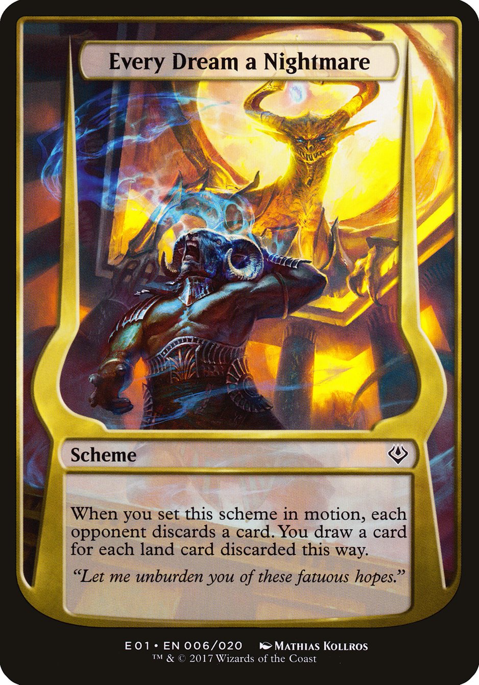 Every Dream a Nightmare (Schemes) [Archenemy: Nicol Bolas Schemes] | Gamers Paradise