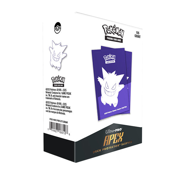 Deck Protectors: Pokemon Apex- Elite Series Gengar (105ct) | Gamers Paradise