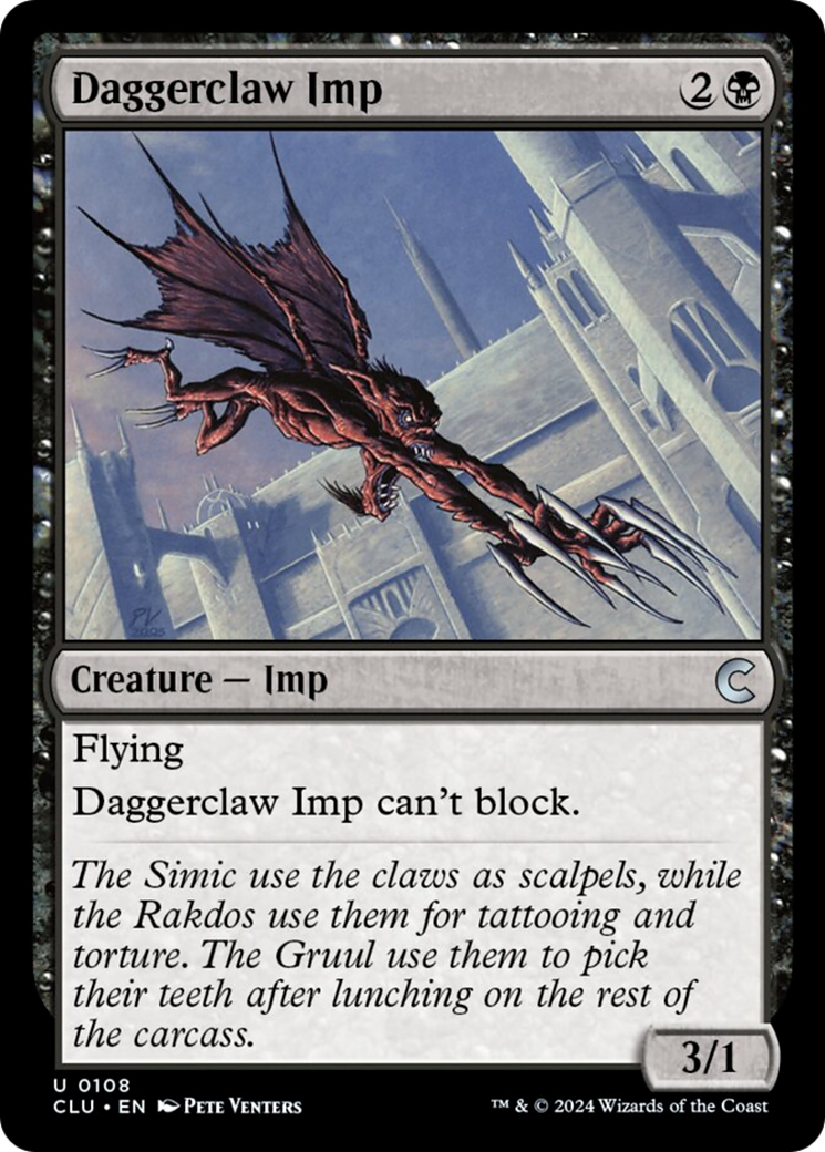 Daggerclaw Imp [Ravnica: Clue Edition] | Gamers Paradise