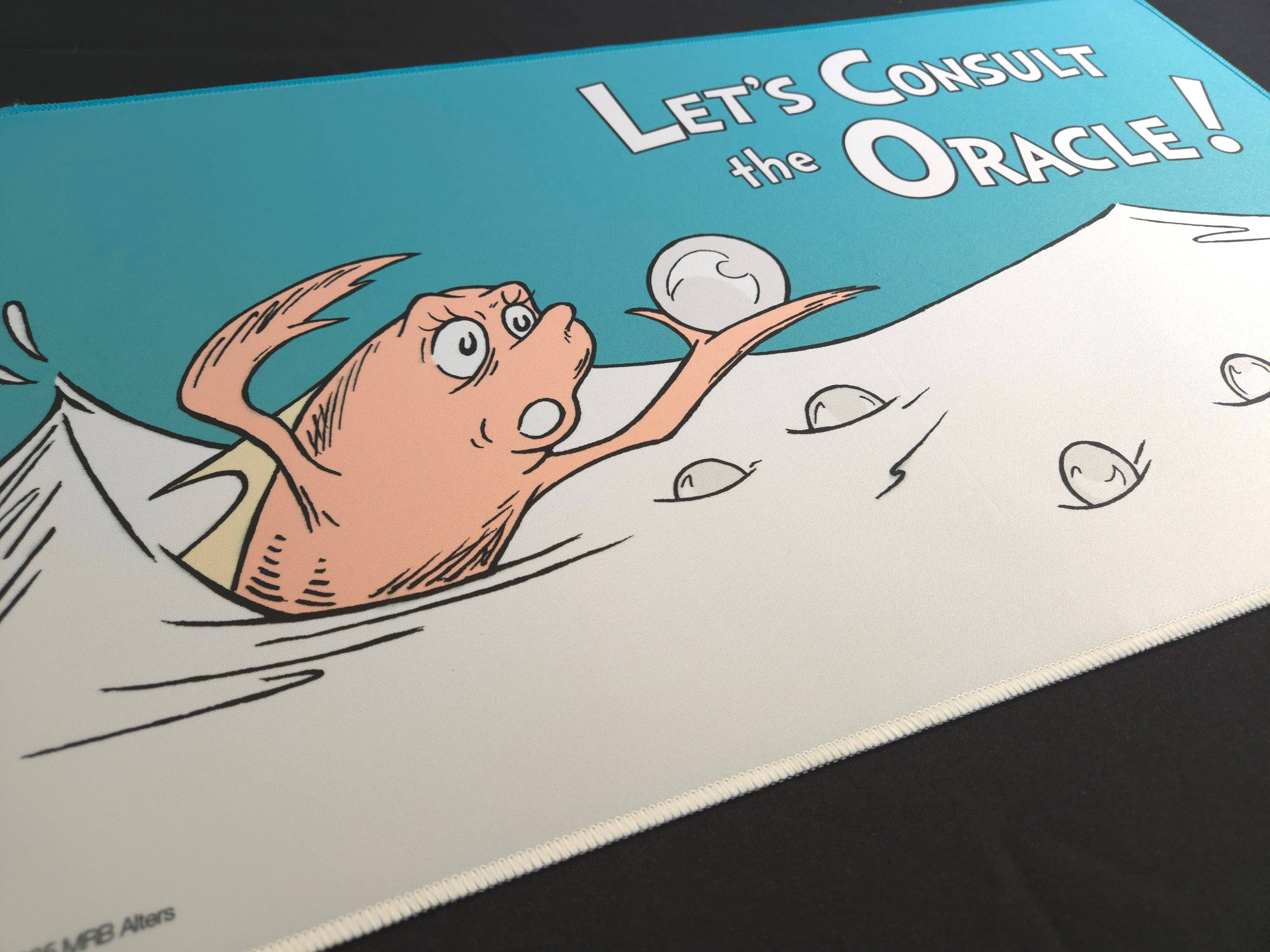 "Let's Consult the Oracle" Whimsical Playmat | Gamers Paradise