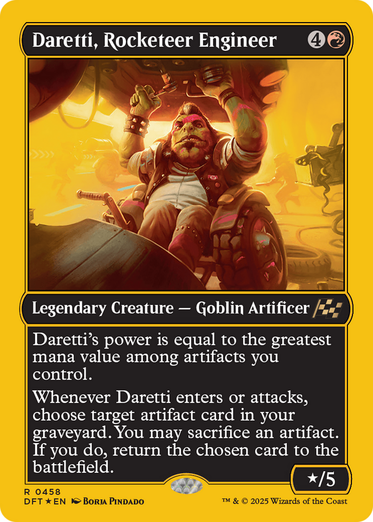 Daretti, Rocketeer Engineer (First-Place Foil) [Aetherdrift] | Gamers Paradise