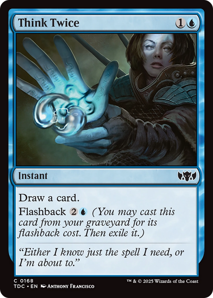 Think Twice [Tarkir: Dragonstorm Commander] | Gamers Paradise