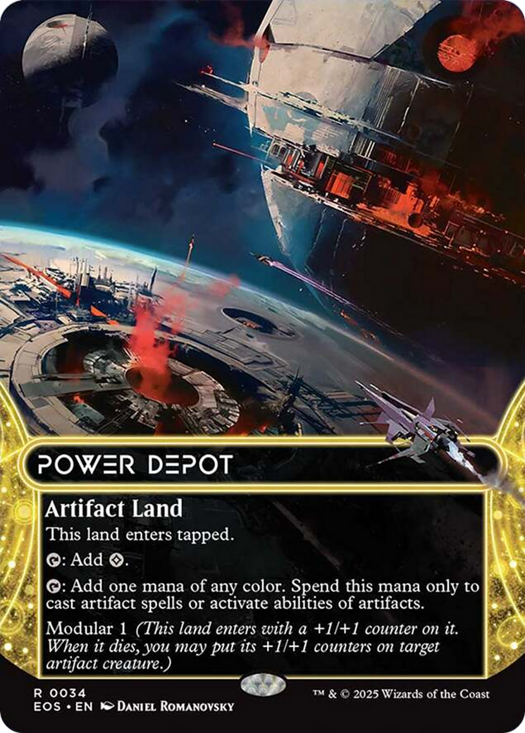 Power Depot (0034) (Borderless) [Edge of Eternities: Stellar Sights] | Gamers Paradise
