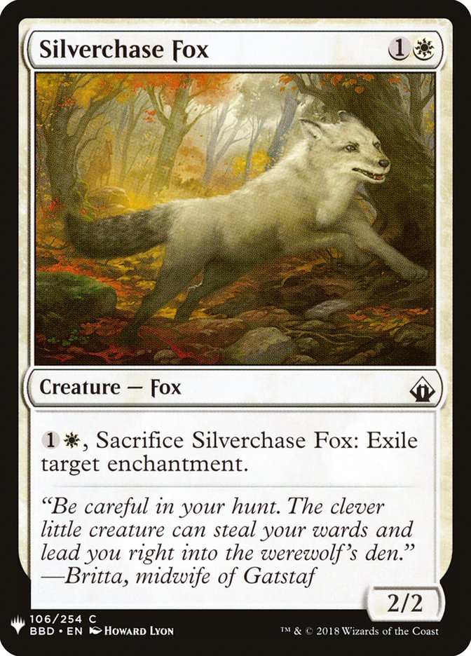 Silverchase Fox [Mystery Booster] | Gamers Paradise