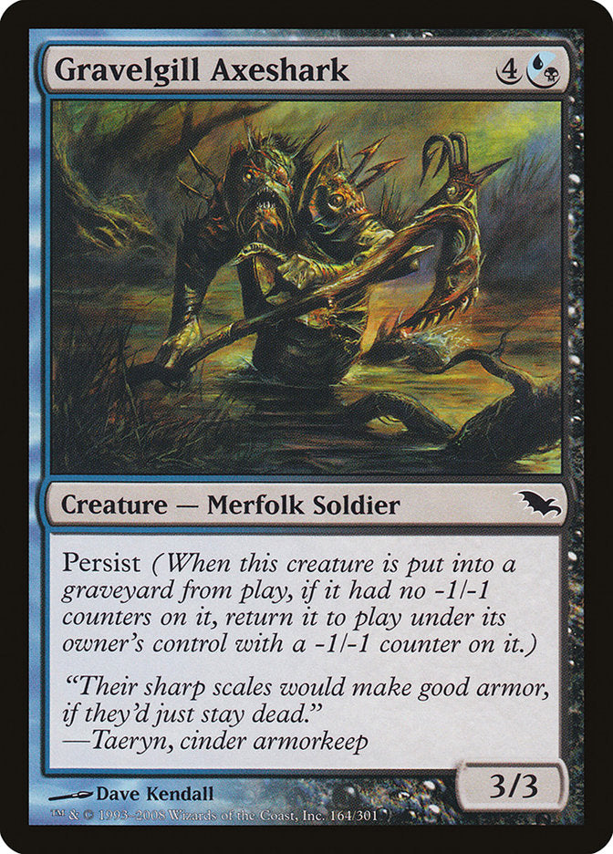 Gravelgill Axeshark [Shadowmoor] | Gamers Paradise