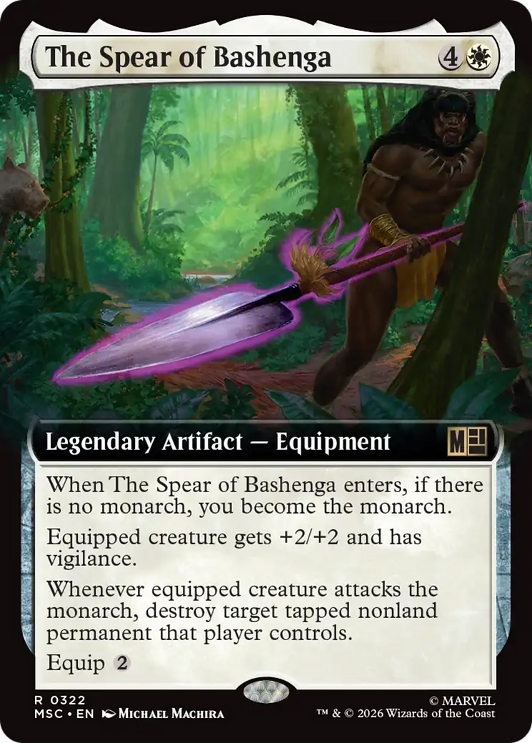 The Spear of Bashenga (Extended Art) [Marvel Super Heroes Commander] | Gamers Paradise