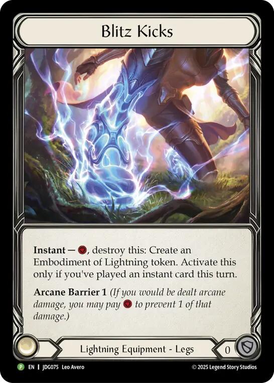Blitz Kicks [JDG075] (Promo)  Cold Foil | Gamers Paradise