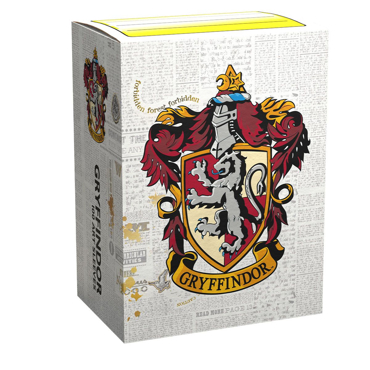 Dragon Shield: Standard 100ct Art Sleeves - Wizarding World (Gryffindor) | Gamers Paradise