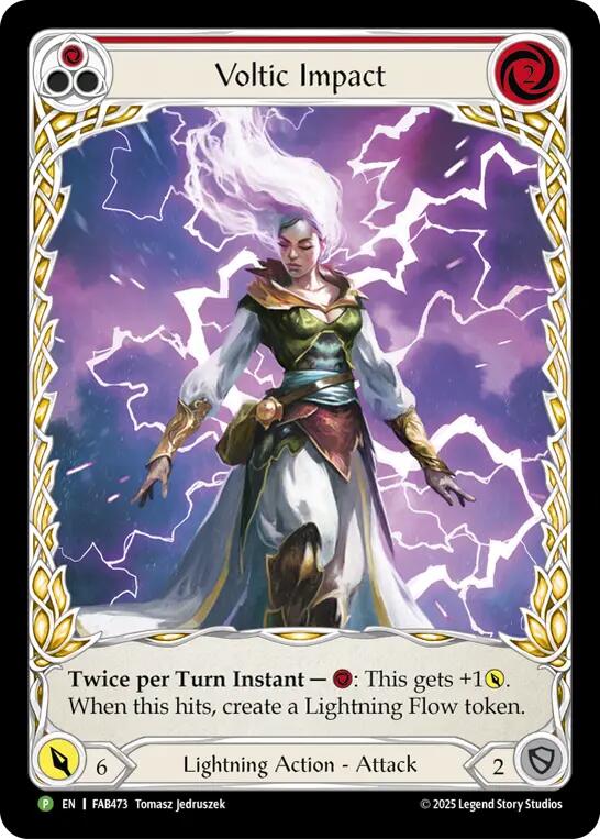 Voltic Impact [FAB473] (Promo)  Rainbow Foil | Gamers Paradise