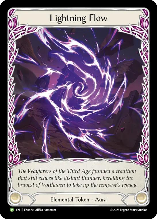 Lightning Flow [FAB470] (Promo)  Rainbow Foil | Gamers Paradise
