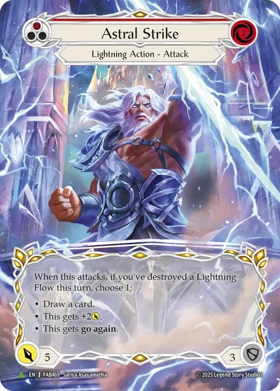 Astral Strike [FAB469] (Promo)  Cold Foil | Gamers Paradise