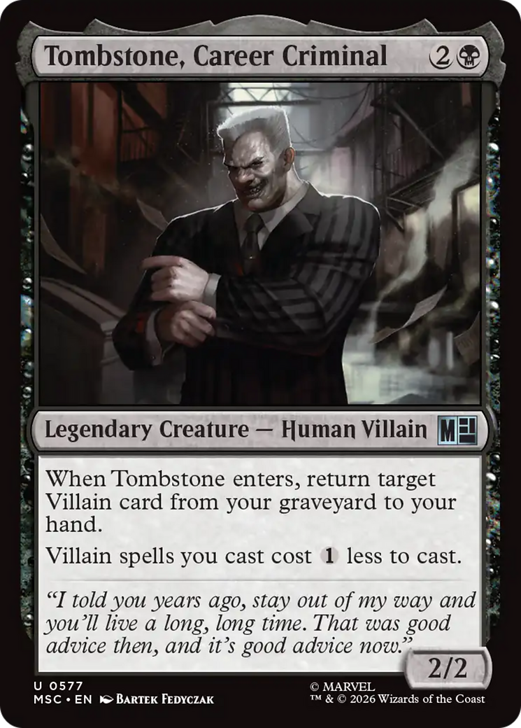 Tombstone, Career Criminal [Marvel Super Heroes Commander] | Gamers Paradise