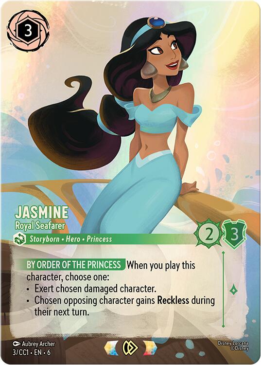Jasmine - Royal Seafarer (3) [Promo Cards] | Gamers Paradise