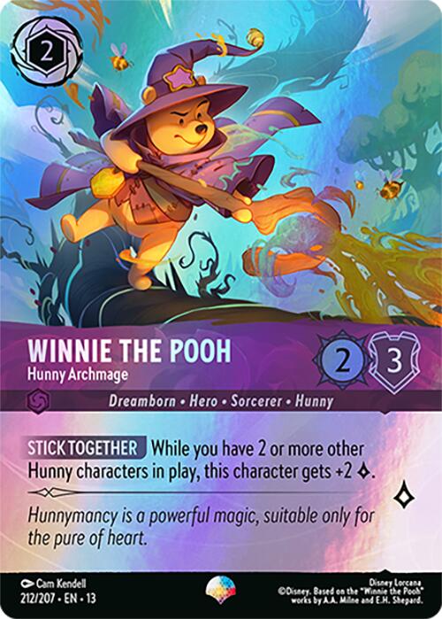 Winnie the Pooh - Hunny Archmage (Epic) (212/204) [Attack of the Vine!] | Gamers Paradise
