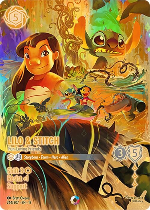 Lilo & Stitch - Fun-Loving Friends (Iconic) (244/204) [Attack of the Vine!] | Gamers Paradise