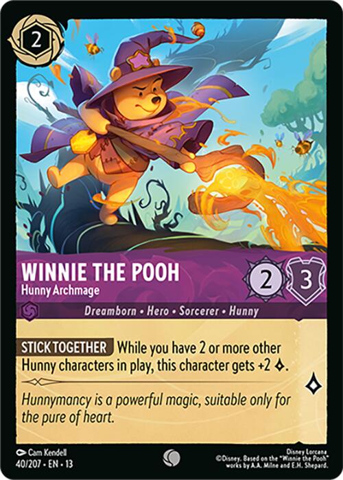 Winnie the Pooh - Hunny Archmage (40/204) [Attack of the Vine!] | Gamers Paradise