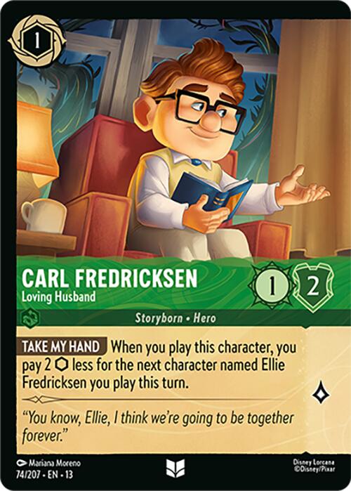 Carl Fredricksen - Loving Husband (Foil) (74/204) [Attack of the Vine!] | Gamers Paradise