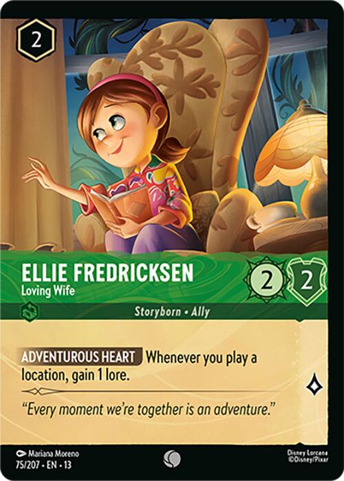 Ellie Fredricksen - Loving Wife (Foil) (75/204) [Attack of the Vine!] | Gamers Paradise