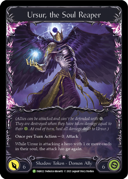 Ursur, the Soul Reaper [FAB022] (Promo)  Cold Foil | Gamers Paradise