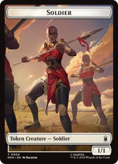 Soldier // Goat Double-Sided Token [Marvel Super Heroes Commander Tokens] | Gamers Paradise