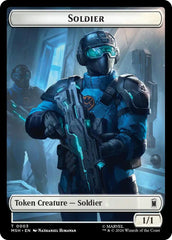 Villain // Soldier Double-Sided Token [Marvel Super Heroes Tokens] | Gamers Paradise