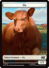 Ox // Vibranium Double-Sided Token [Marvel Super Heroes Commander Tokens] | Gamers Paradise