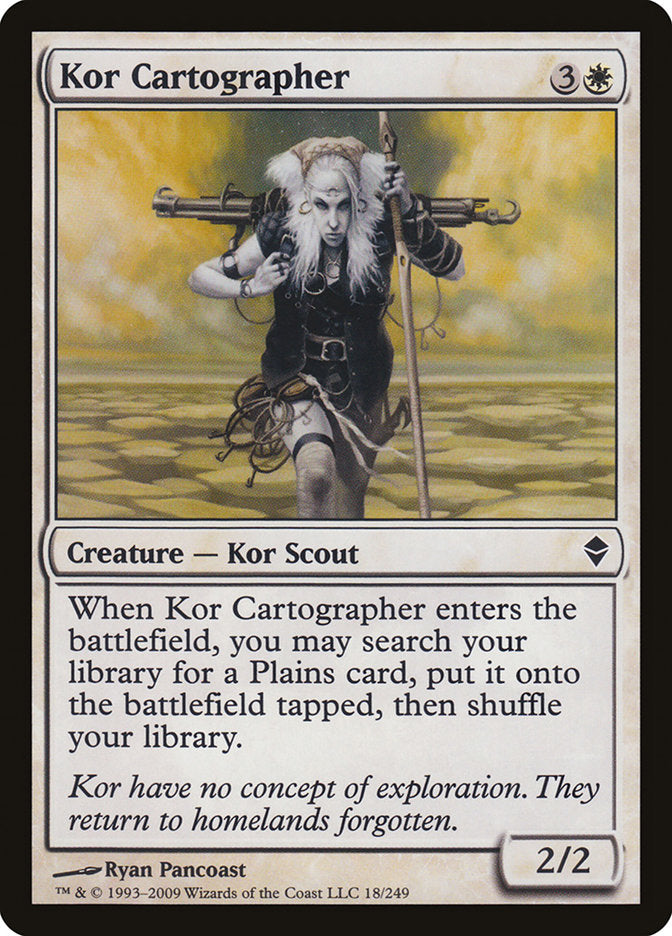 Kor Cartographer [Zendikar] | Gamers Paradise