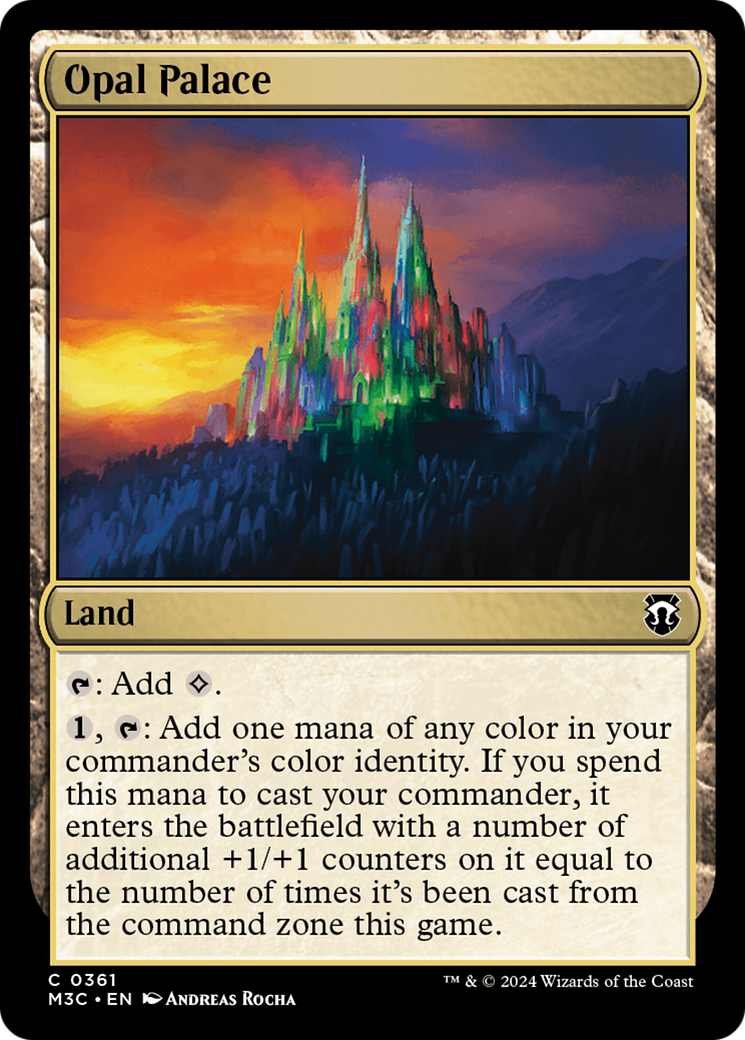 Opal Palace (Ripple Foil) [Modern Horizons 3 Commander] | Gamers Paradise
