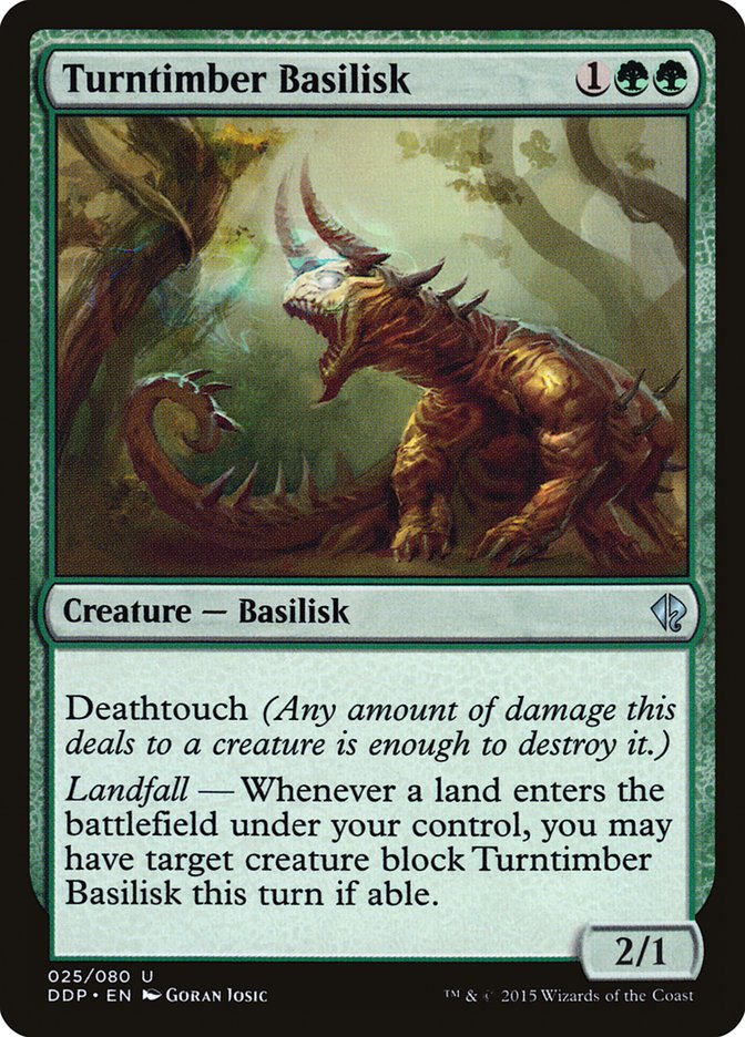 Turntimber Basilisk [Duel Decks: Zendikar vs. Eldrazi] | Gamers Paradise