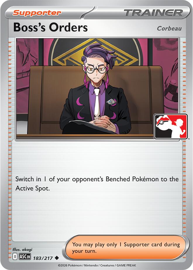 Boss's Orders [Corbeau] (183/217) [Prize Pack Series Nine] | Gamers Paradise