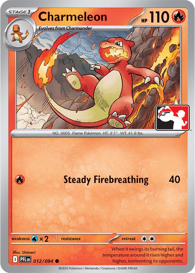 Charmeleon (012/094) [Prize Pack Series Nine] | Gamers Paradise