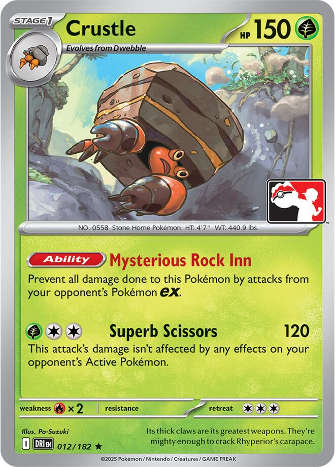 Crustle (012/182) [Prize Pack Series Nine] | Gamers Paradise