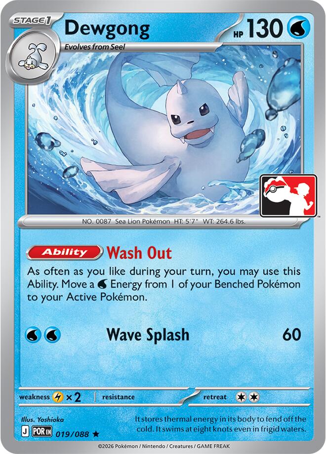 Dewgong (019/088) [Prize Pack Series Nine] | Gamers Paradise