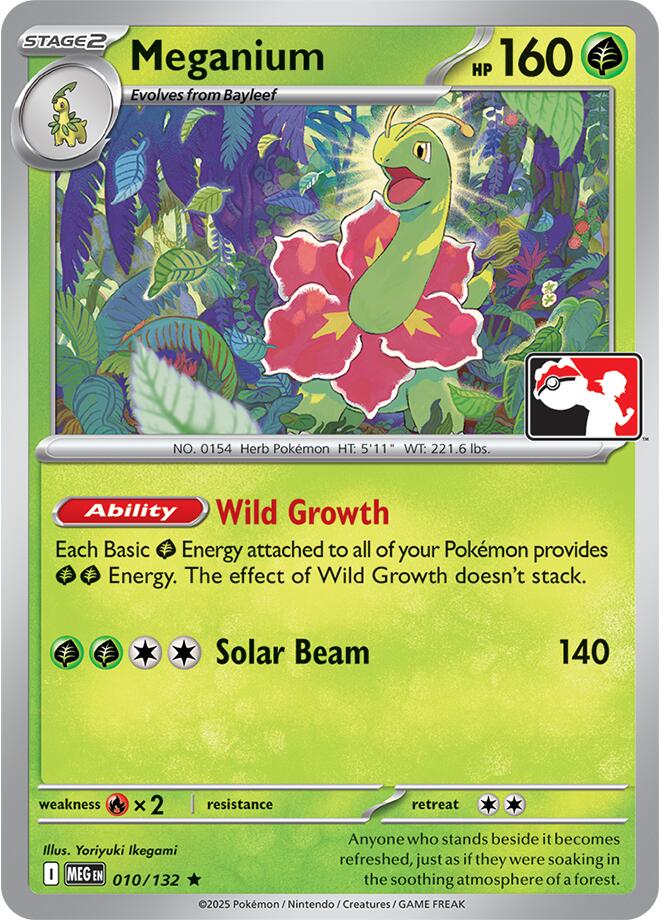 Meganium (010/132) [Prize Pack Series Nine] | Gamers Paradise