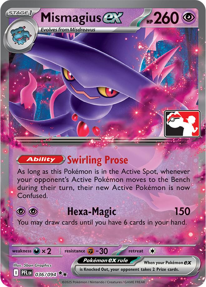 Mismagius ex (036/094) [Prize Pack Series Nine] | Gamers Paradise
