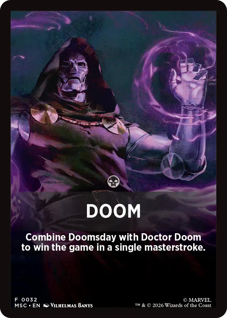Doom Theme Card [Marvel Super Heroes Commander] | Gamers Paradise