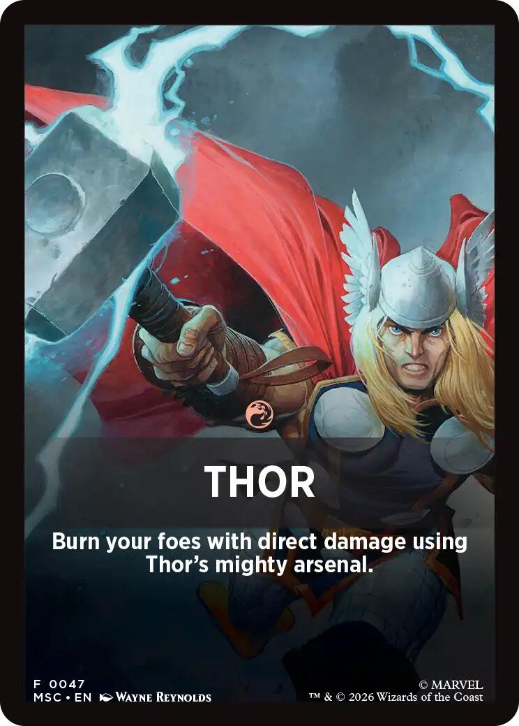 Thor Theme Card [Marvel Super Heroes Commander] | Gamers Paradise