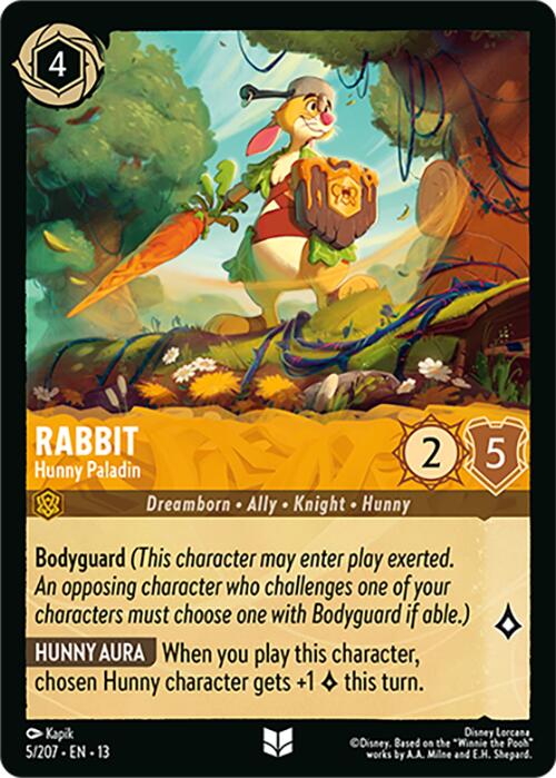 Rabbit - Hunny Paladin (5/207) [Attack of the Vine!] | Gamers Paradise
