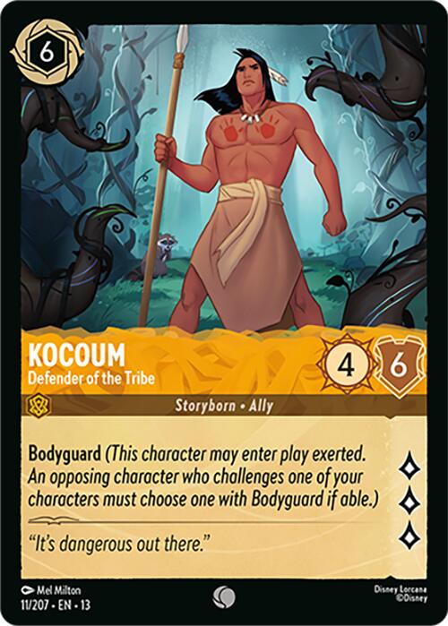 Kocoum - Defender of the Tribe (11/207) [Attack of the Vine!] | Gamers Paradise