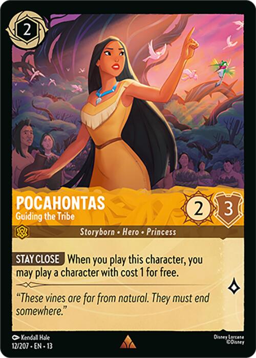 Pocahontas - Guiding the Tribe (12/207) [Attack of the Vine!] | Gamers Paradise